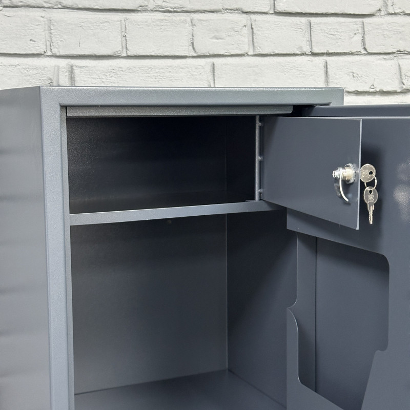 Офисный сейф CБП-1600 антрацитово-серый