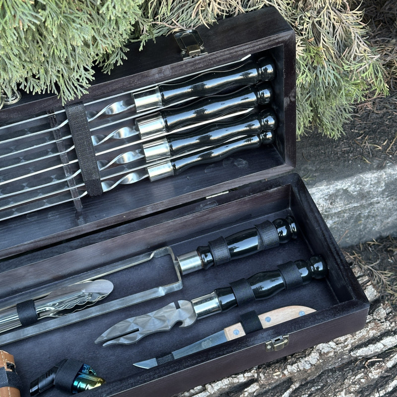 Подарочный набор Mzavod Охотник черный