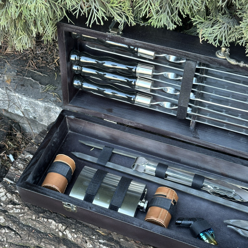 Подарочный набор Mzavod Охотник черный