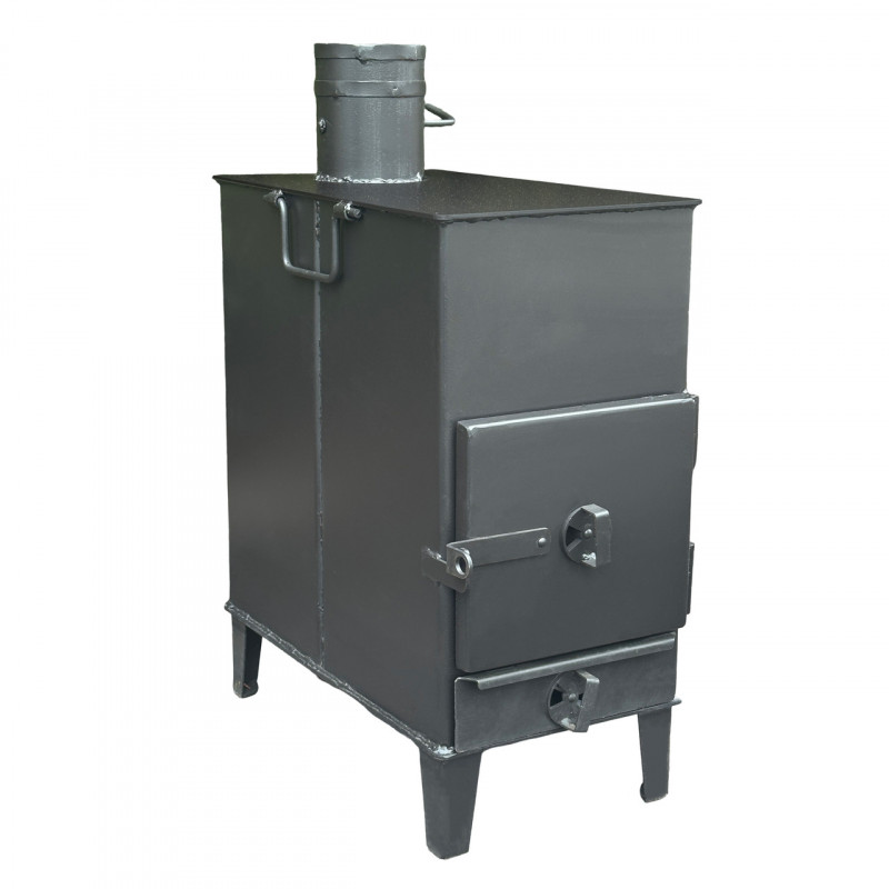 Печь-буржуйка BP/6-ВС отопительная 4мм с ребрами жесткости