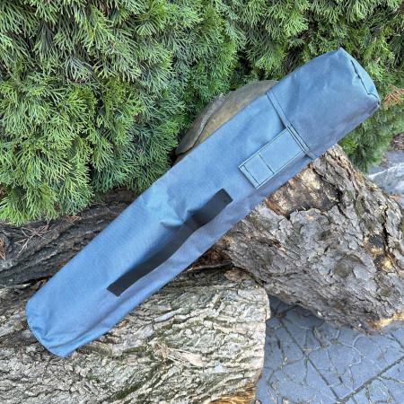 Чохол-тубус Mzavod із клапаном на липучці на 10 шампурів сірий