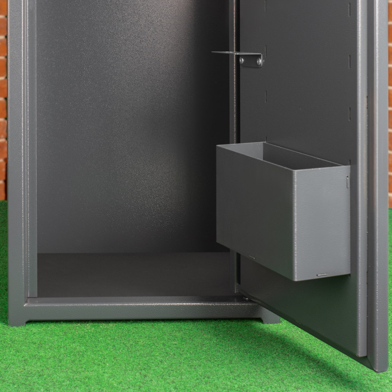 Сейф оружейный ШОС-1000, антрацитово-серый