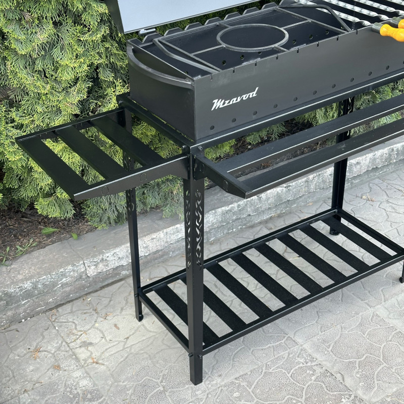 Мангал-барбекю Mzavod Прометей на 12 шампуров 4мм на дровнице