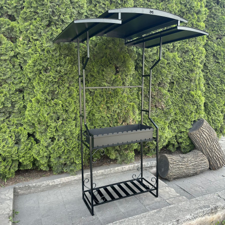 Мангал Mzavod Зевс на 12 шампурів 3мм з дахом