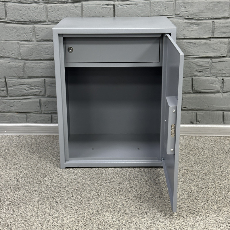 Офисный сейф СБЕ-550 серый