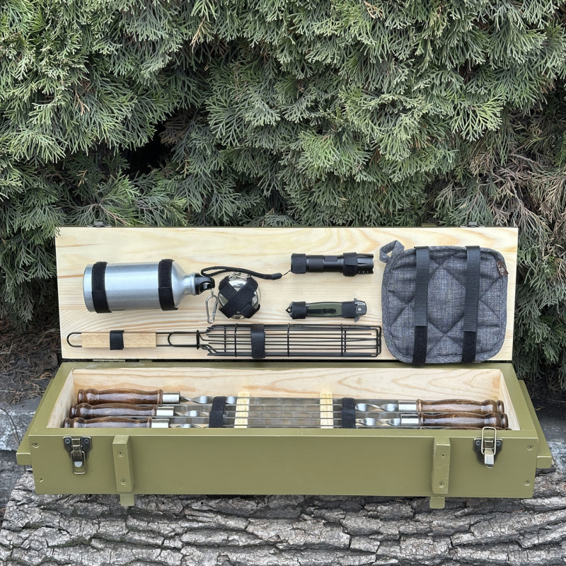 Подарочный набор Mzavod Штурм оливковый