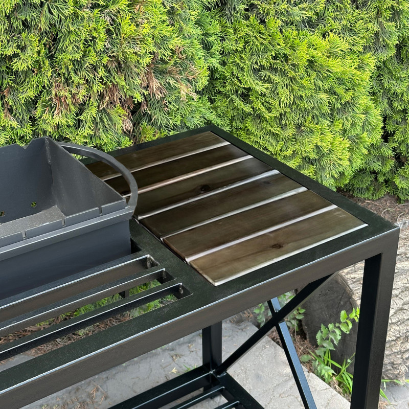 Мангал Mzavod Тор на 9 шампуров 4мм в стиле LOFT