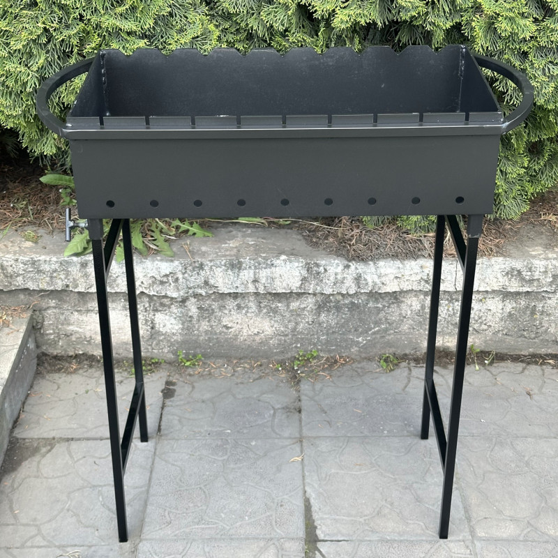 Мангал Mzavod Гектор на 9 шампурів 2мм на ніжках