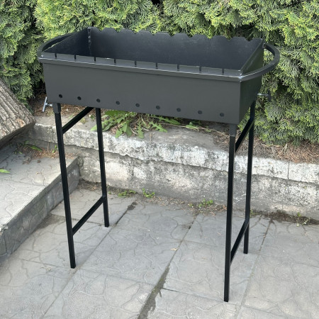 Мангал Mzavod Гектор на 9 шампурів 2мм на ніжках