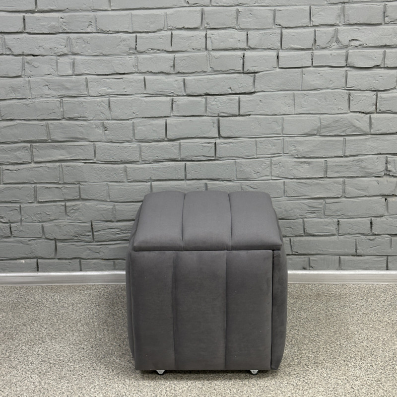 Пуф-трансформер 5в1 Mzavod Остин-2 велюр серый 7-0-9003