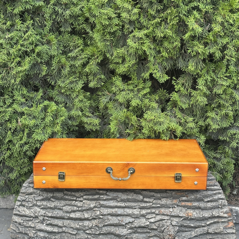 Подарочный набор Mzavod Атаман кейс-столик светлый