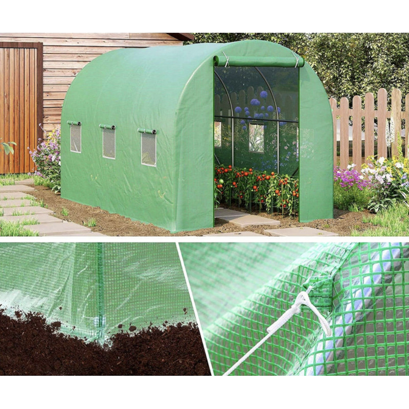 Теплиця садова, парник Holla Garden Польща 6м2 (300х200х200)