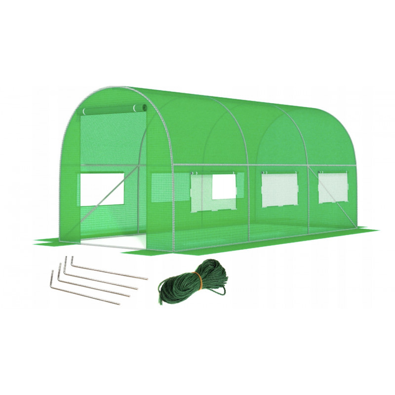 Теплица парник садовый для дома Plonos 9m2 (2x4,5м) Польща