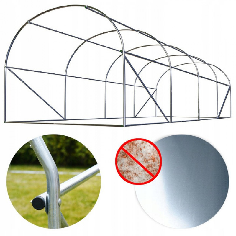 Теплиця парник 10 м² (400 x 250см) GREENHOUSE Польща