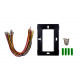 Комплект домофону 4 дюйми з панеллю виклику SEVEN DP–7542 Kit white