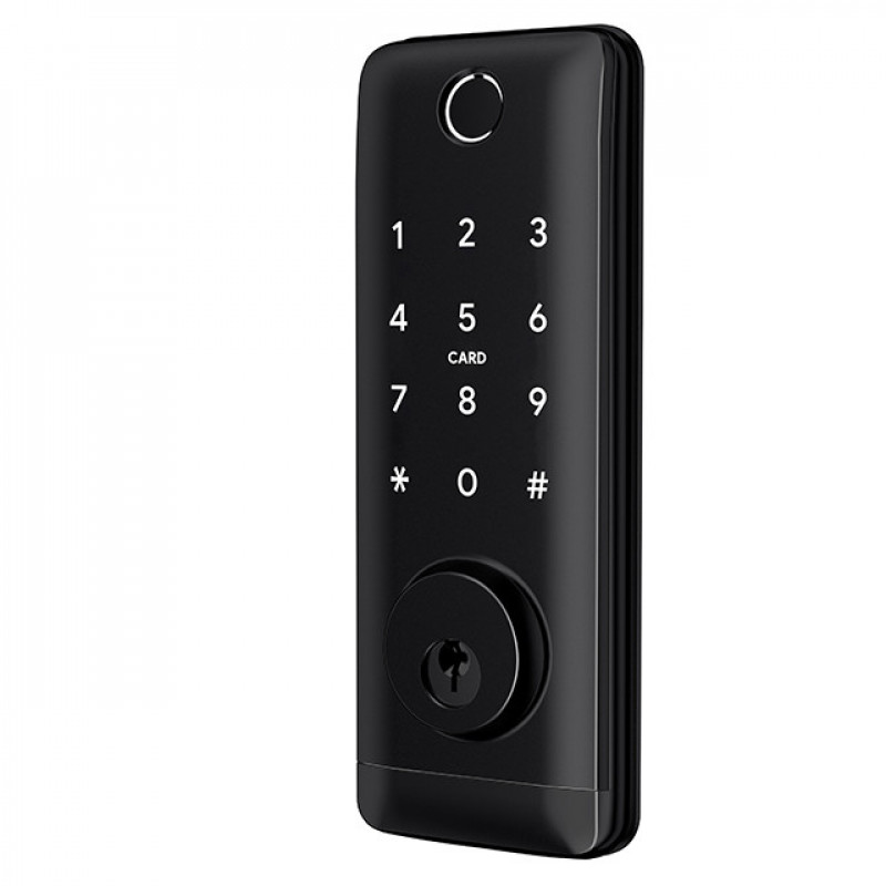 Розумний дверний біометричний замок SEVEN LOCK SL-7764BF black