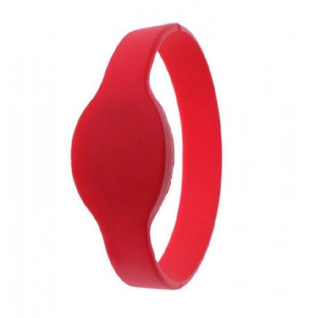 RFID браслет с чипом MIFARE SEVEN R-65 красный (70 мм)