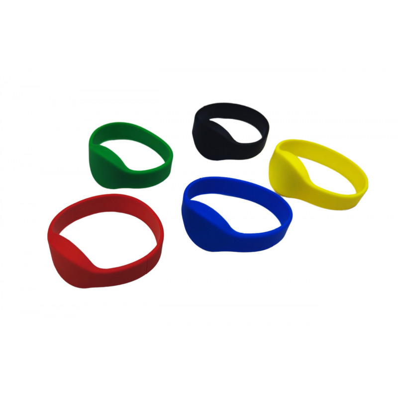 RFID браслет с чипом MIFARE SEVEN R-65 красный (74 мм)