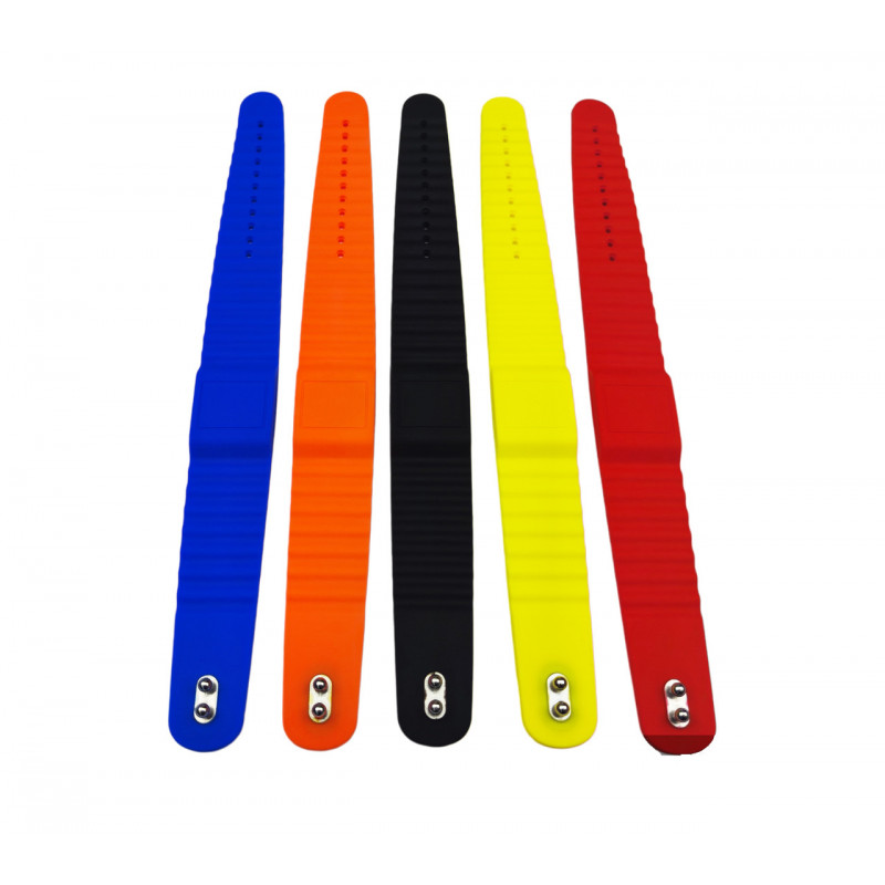RFID браслет с чипом MIFARE SEVEN R-67 красный