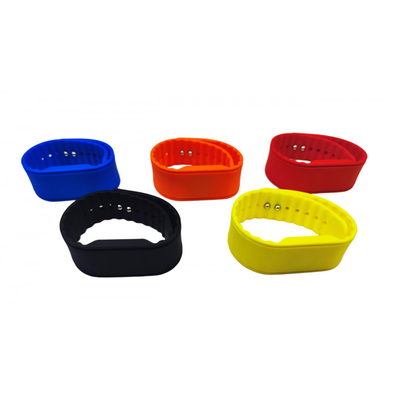RFID браслет с чипом MIFARE SEVEN R-67 красный