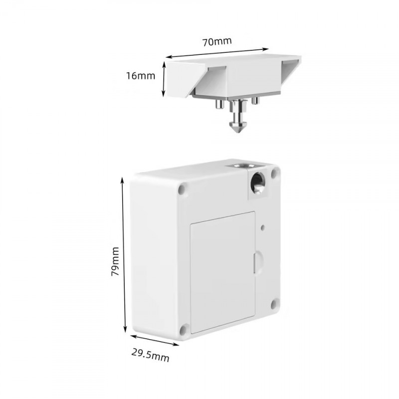 Меблевий RFID замок SEVEN LOCK SL-7733B Bluetooth white