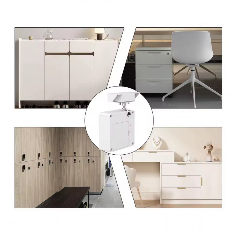 Меблевий RFID замок SEVEN LOCK SL-7733B Bluetooth white