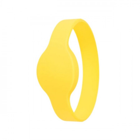 RFID браслет с чипом MIFARE SEVEN R-65 желтый (74 мм)