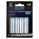 Батарейки SEVEN LR6 AA 1.5V 4 шт