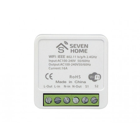 Умное Wi-Fi реле SEVEN HOME S-7048