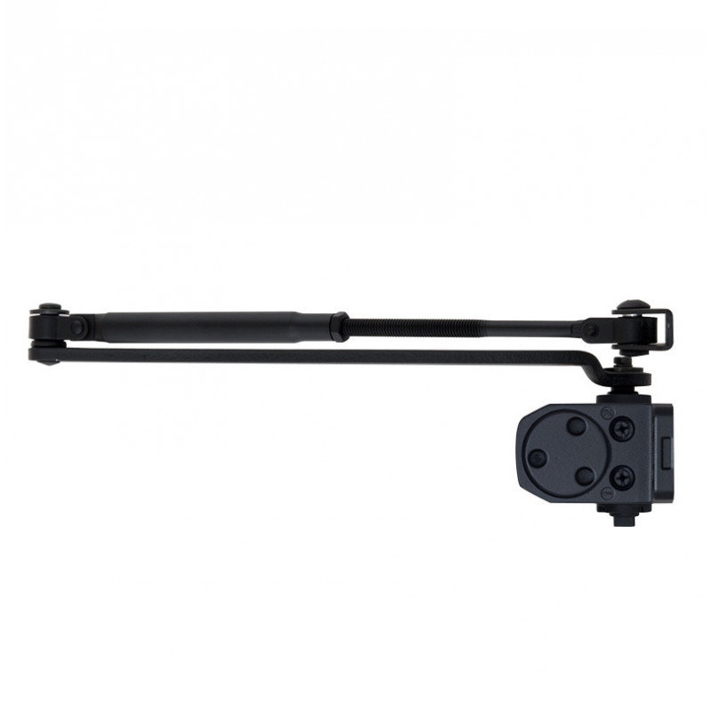 Доводчик двери 40-65 кг SEVEN DC-7742HP black (механизм фиксации дверей)