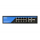 Гигабитный PoE коммутатор 8 портов SEVEN P-7328FG-2SFP