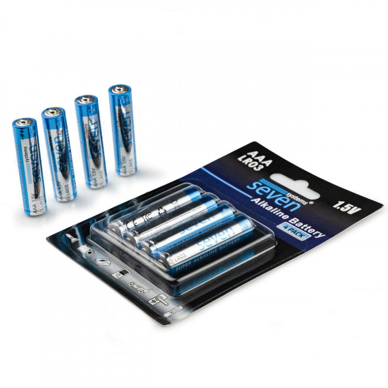 Батарейки SEVEN LR03 AАA 1.5V 4 шт