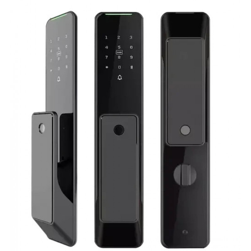 Розумний дверний біометричний замок SEVEN LOCK SL-7775BF black