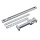 Доводчик двери врезной 35-65 кг SEVEN DC-7746 silver