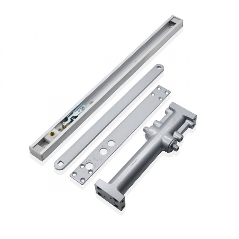 Доводчик двери врезной 35-65 кг SEVEN DC-7746 silver