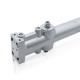 Доводчик двери врезной 35-65 кг SEVEN DC-7746 silver