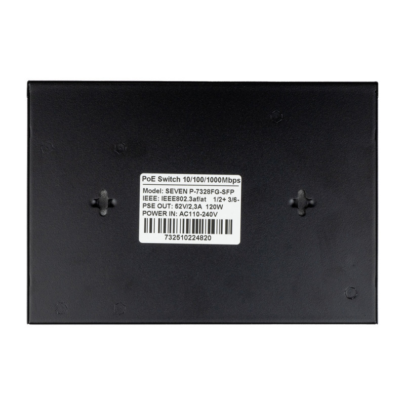 PoE коммутатор (switch) 8 портов SEVEN P-7328FG-SFP