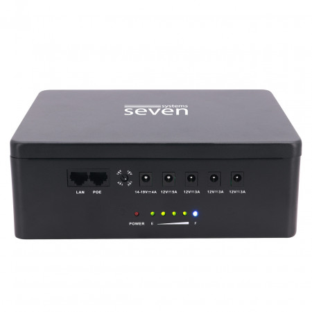 ДБЖ SEVEN UPS-7960 black 60W LiFePO4 з регулюванням вихідної напруги