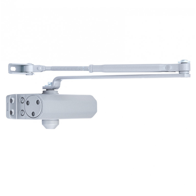 Доводчик двери 45-75 кг SEVEN DC-7743 silver