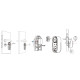 Розумний дверний електромоторний замок SEVEN LOCK SL-7772BM