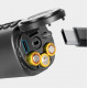 Розумний дверний біометричний замок (циліндр) SEVEN LOCK SL-7773BF black (40-106 мм)