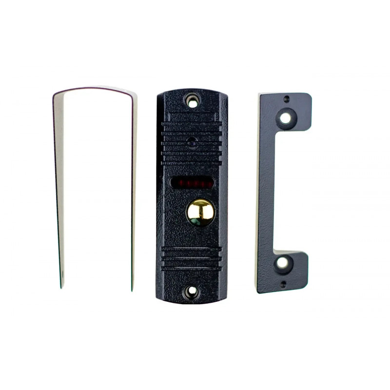 Комплект домофону 7 дюймів з панеллю виклику SEVEN DP-7574 Kit black