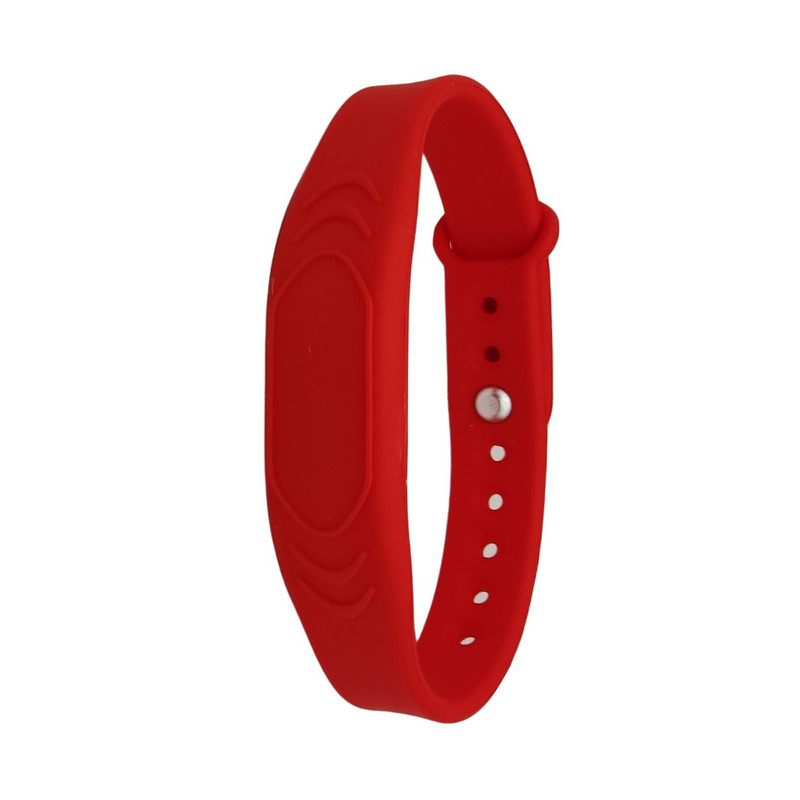 RFID браслет з чипом MIFARE SEVEN R-68 червоний