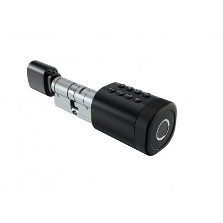 Розумний дверний біометричний замок (циліндр) SEVEN LOCK SL-7774BF black (35-90 мм)