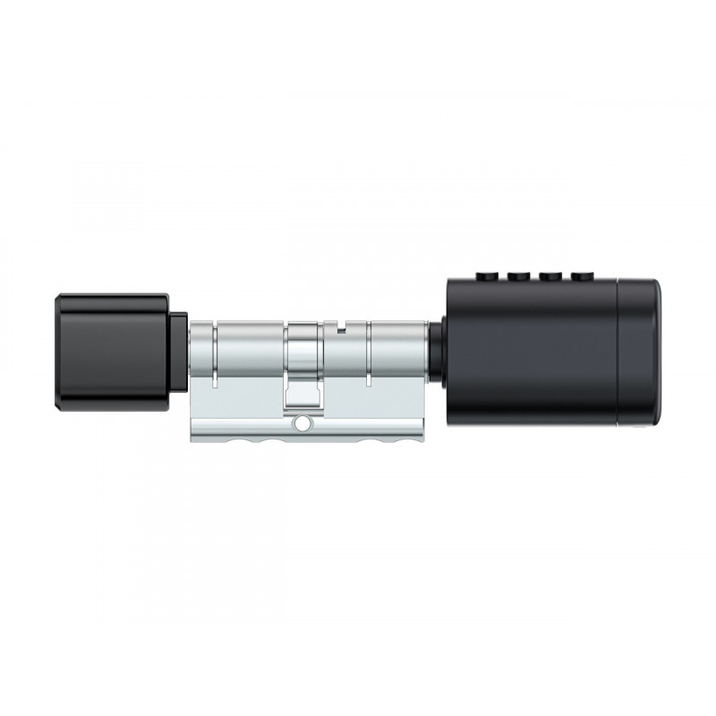Розумний дверний біометричний замок (циліндр) SEVEN LOCK SL-7774BF black (35-90 мм)
