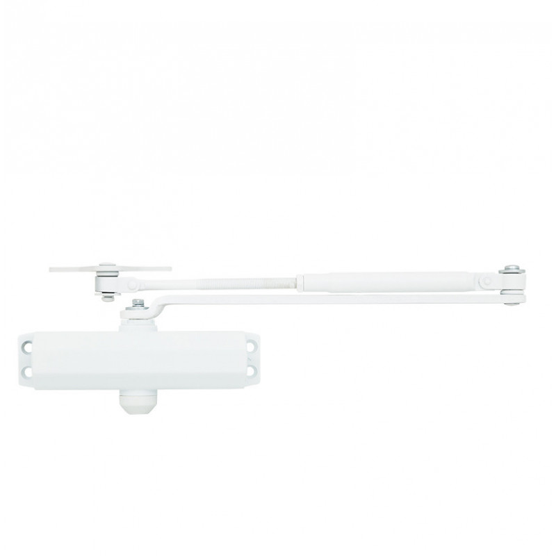 Доводчик двери 45-75 кг SEVEN DC-7743 white