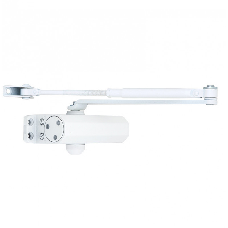 Доводчик двери 45-75 кг SEVEN DC-7743 white