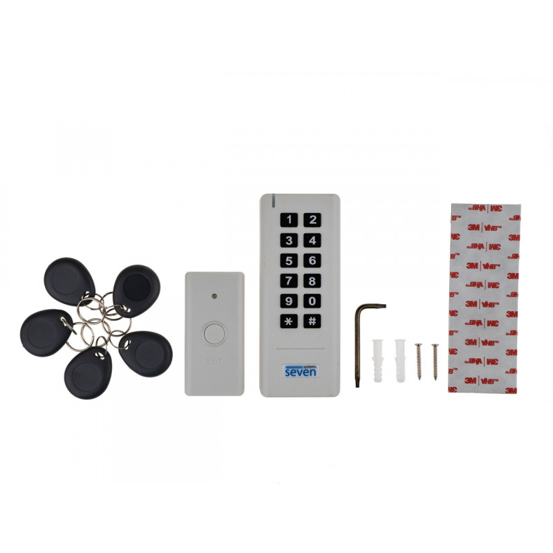 Бездротовий комплект контролю доступу SEVEN LOCK SL-7708 white