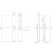 Розумний дверний біометричний замок SEVEN LOCK SL-7763BF white