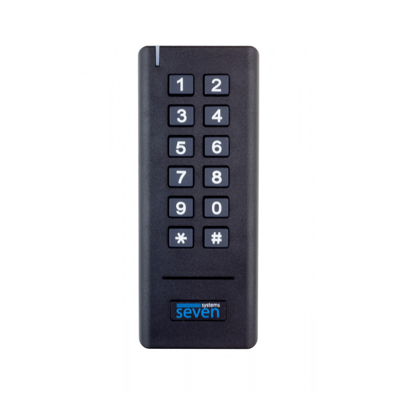 Бездротова клавіатура з вбудованим зчитувачем SEVEN LOCK SK-7712b